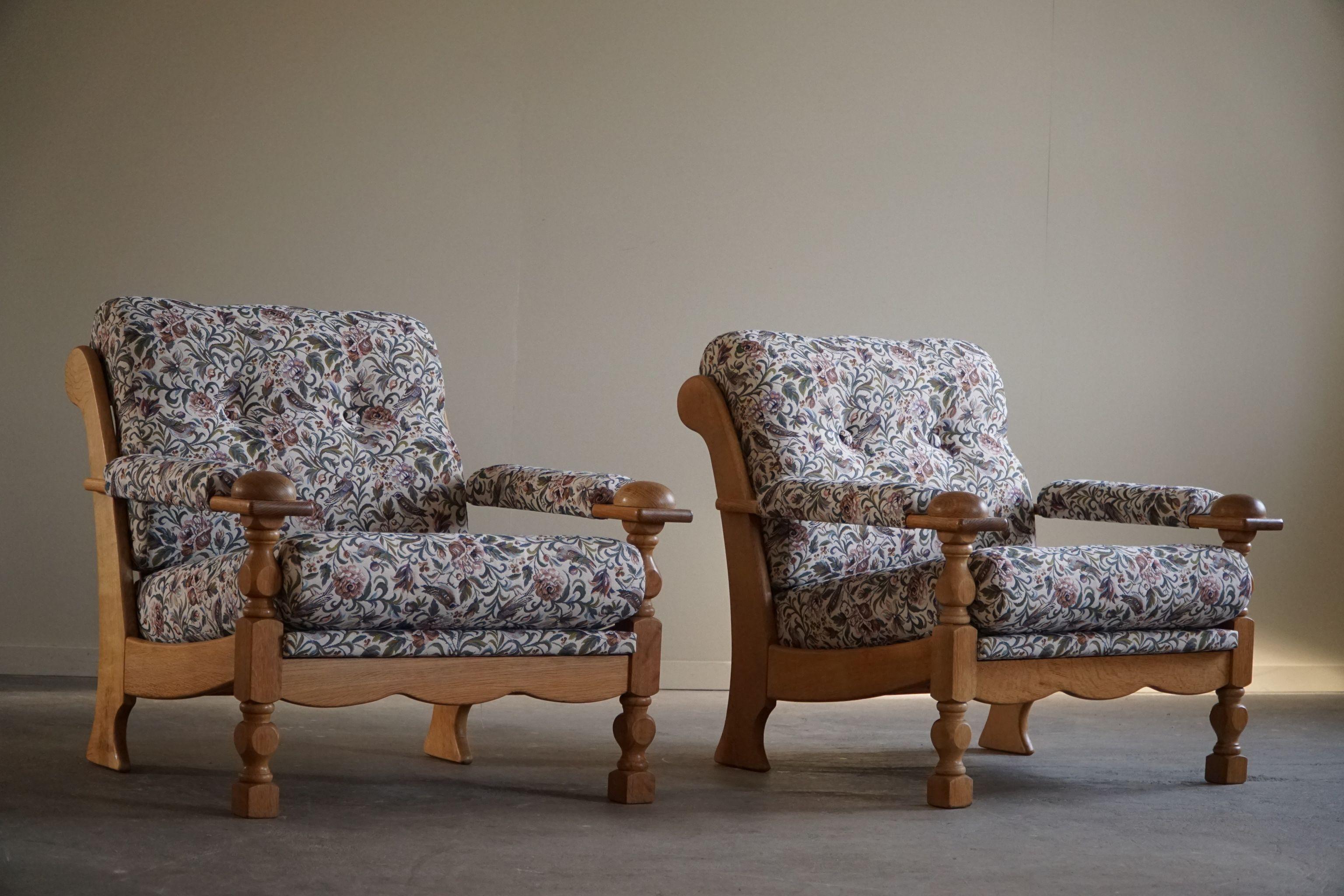 Danish Mid Century Modern, A Pair of Lounge Chairs, Henning Kjærnulf, 1960s For Sale 13