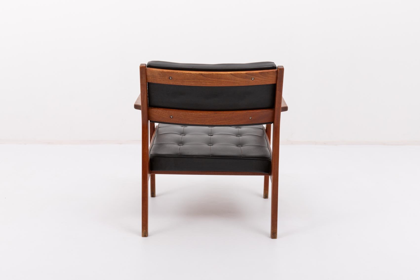 Danish Mid-Century Modern architectural armchair, 1960’s For Sale 6