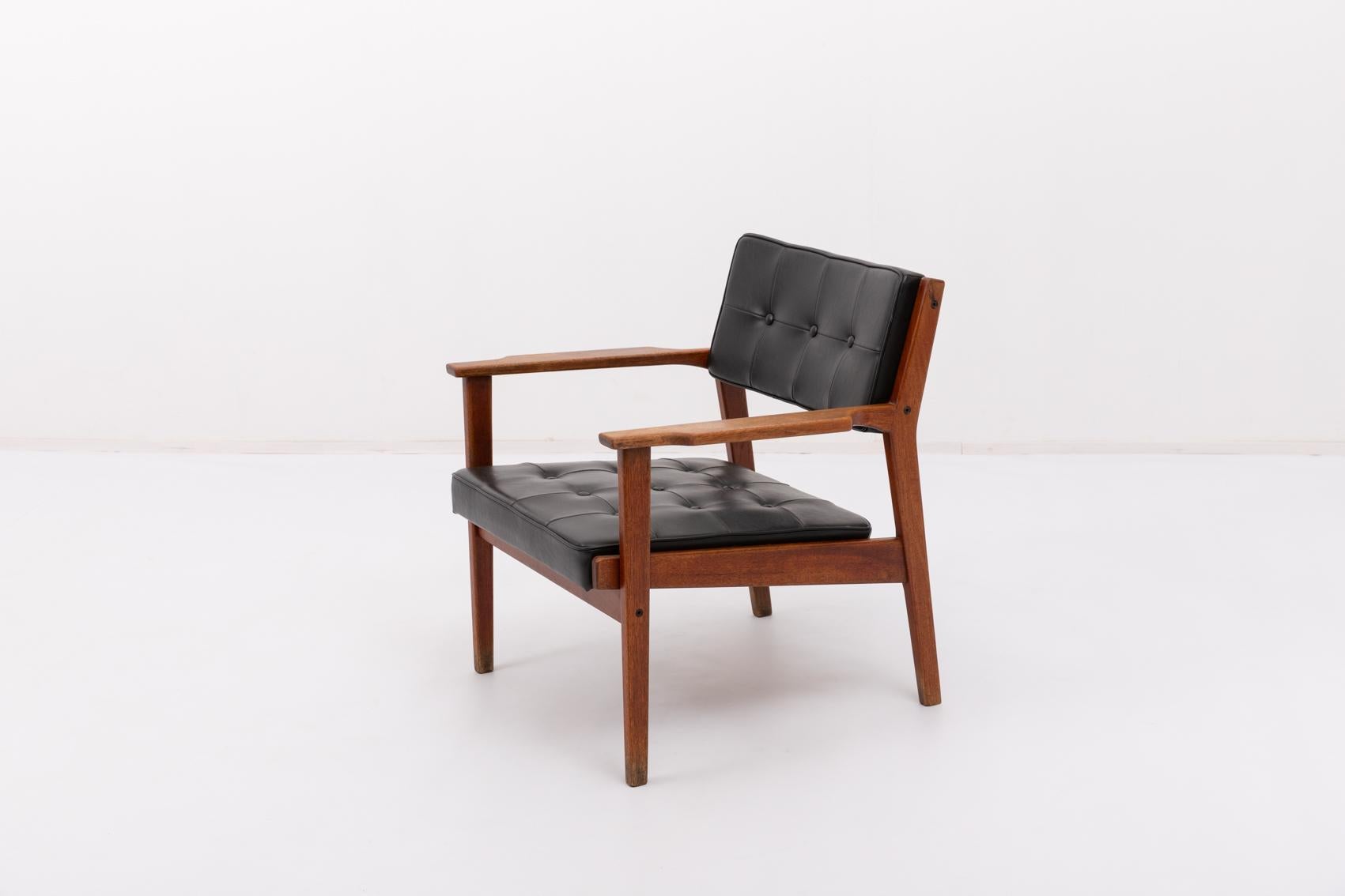Mid-20th Century Danish Mid-Century Modern architectural armchair, 1960’s For Sale