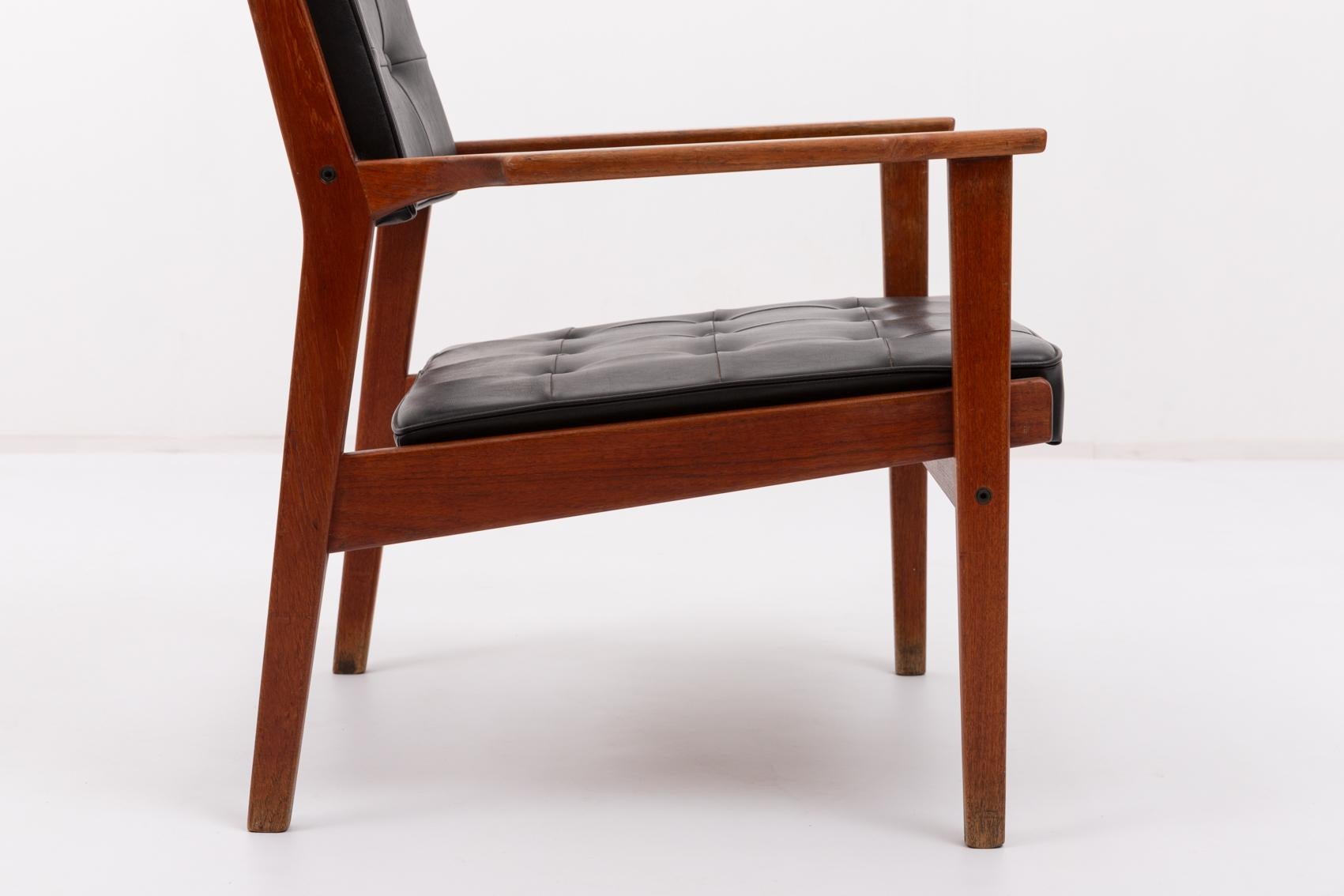 Danish Mid-Century Modern architectural armchair, 1960’s For Sale 3