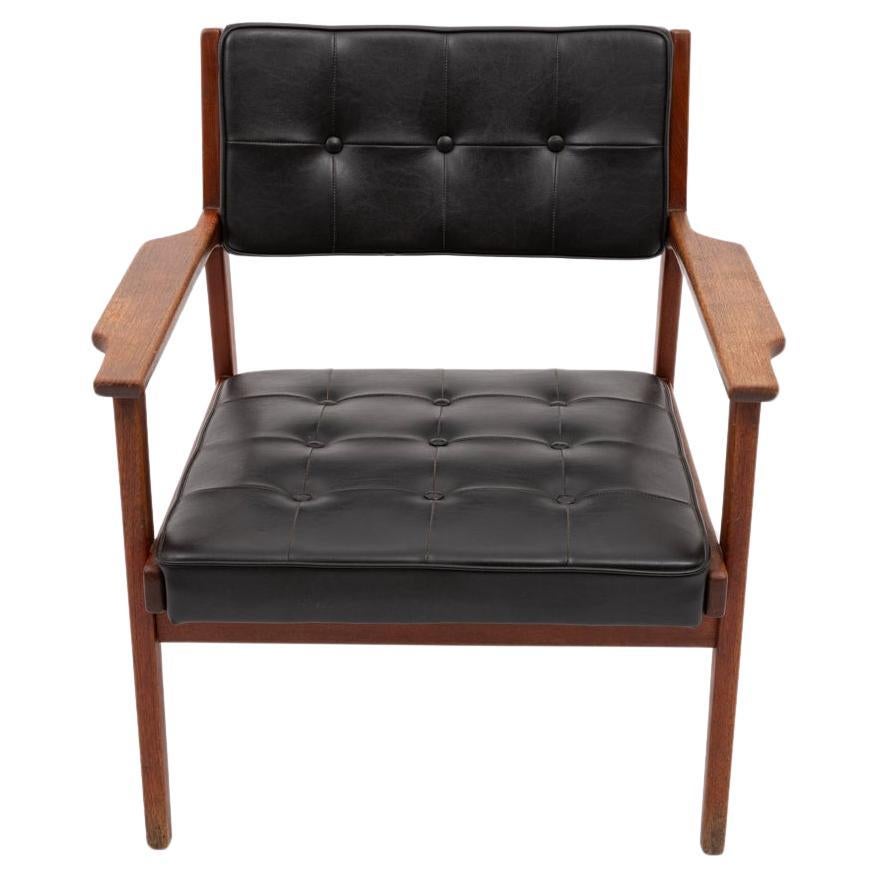 Danish Mid-Century Modern architectural armchair, 1960’s For Sale