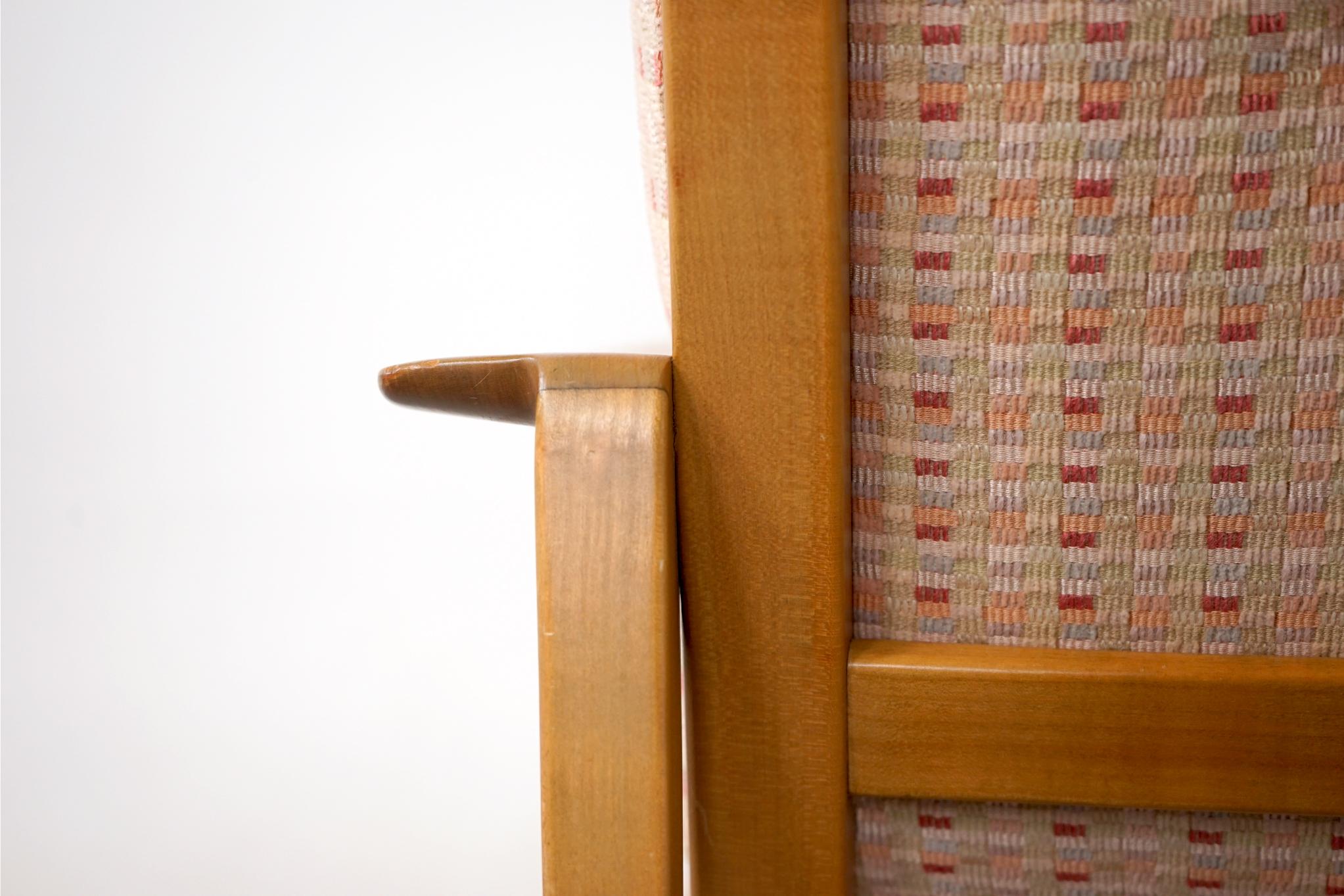 Danish Mid-Century Modern Ash Easy Chair 5