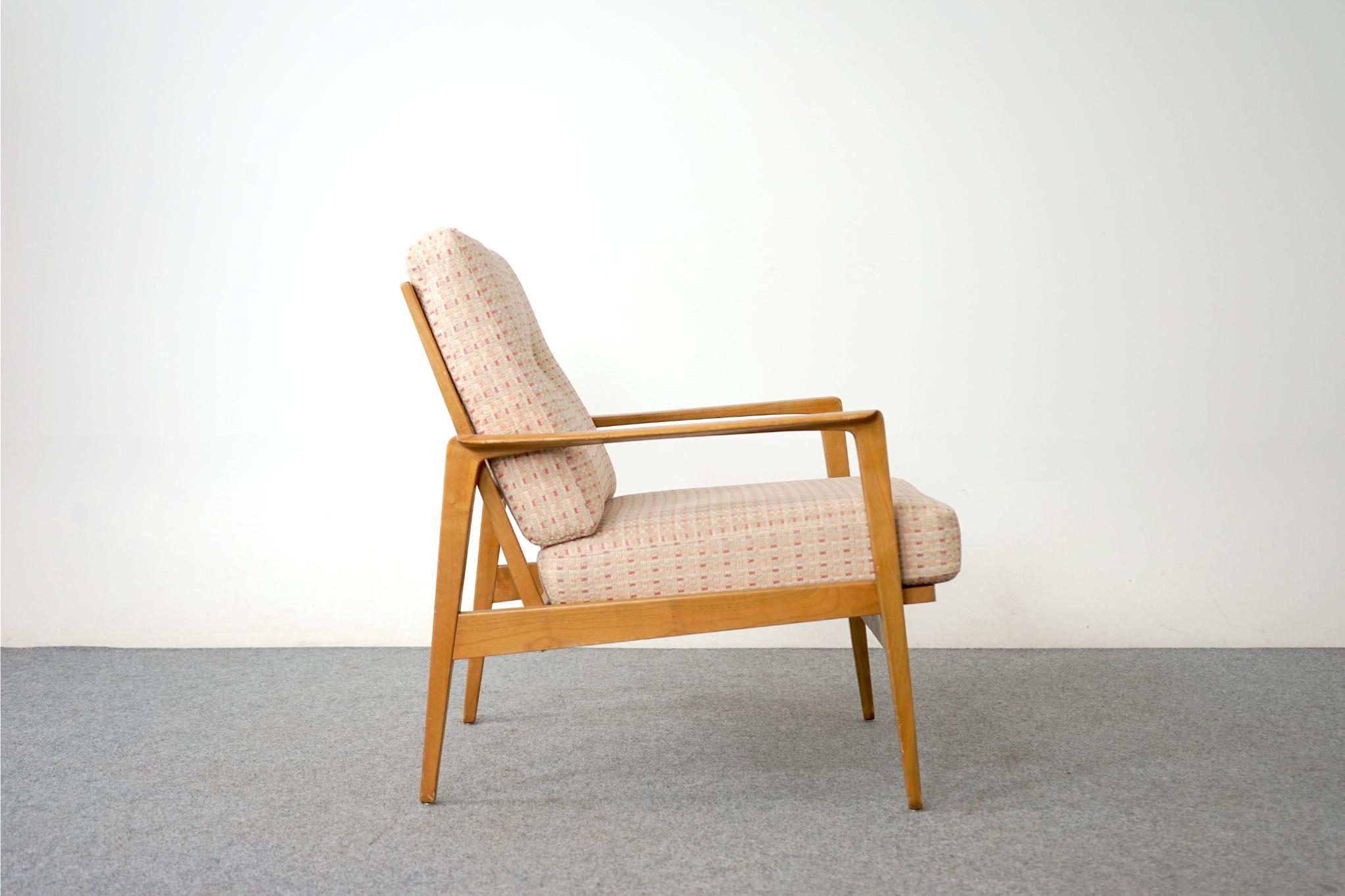Danish Mid-Century Modern Ash Easy Chair 1