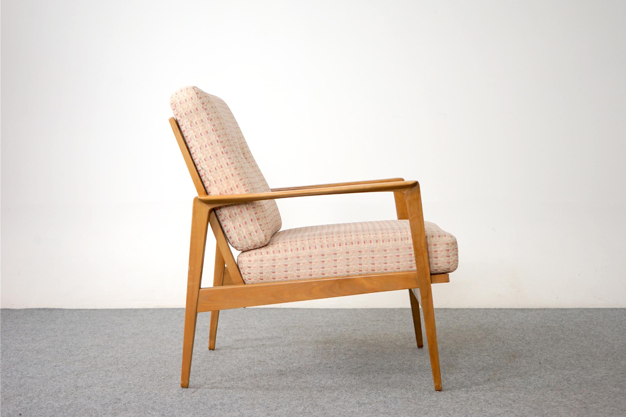 Danish Mid-Century Modern Ash Easy Chair 1