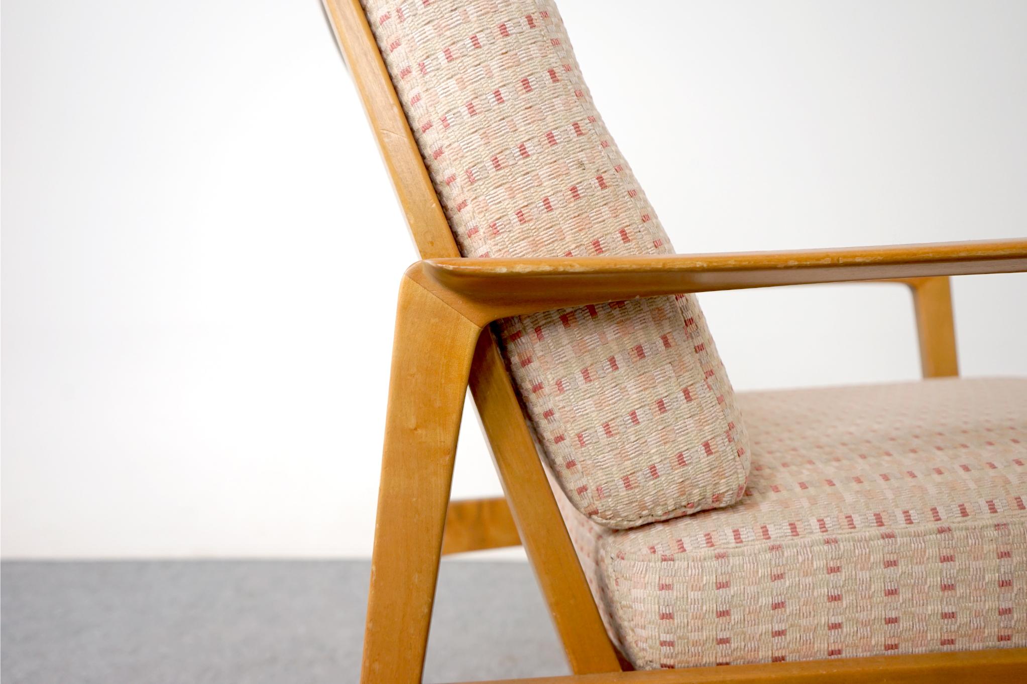 Danish Mid-Century Modern Ash Easy Chair 2