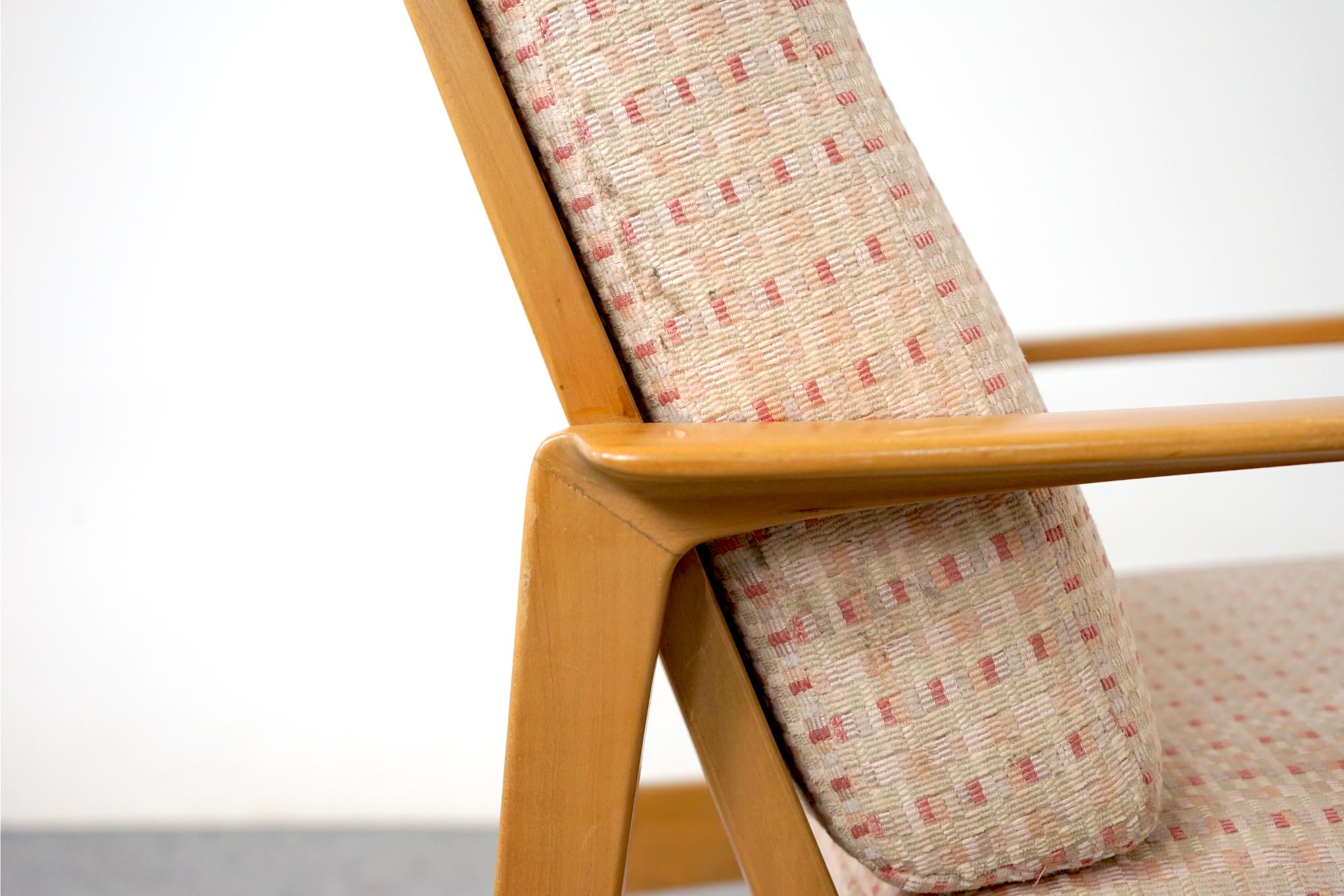 Danish Mid-Century Modern Ash Easy Chair 2