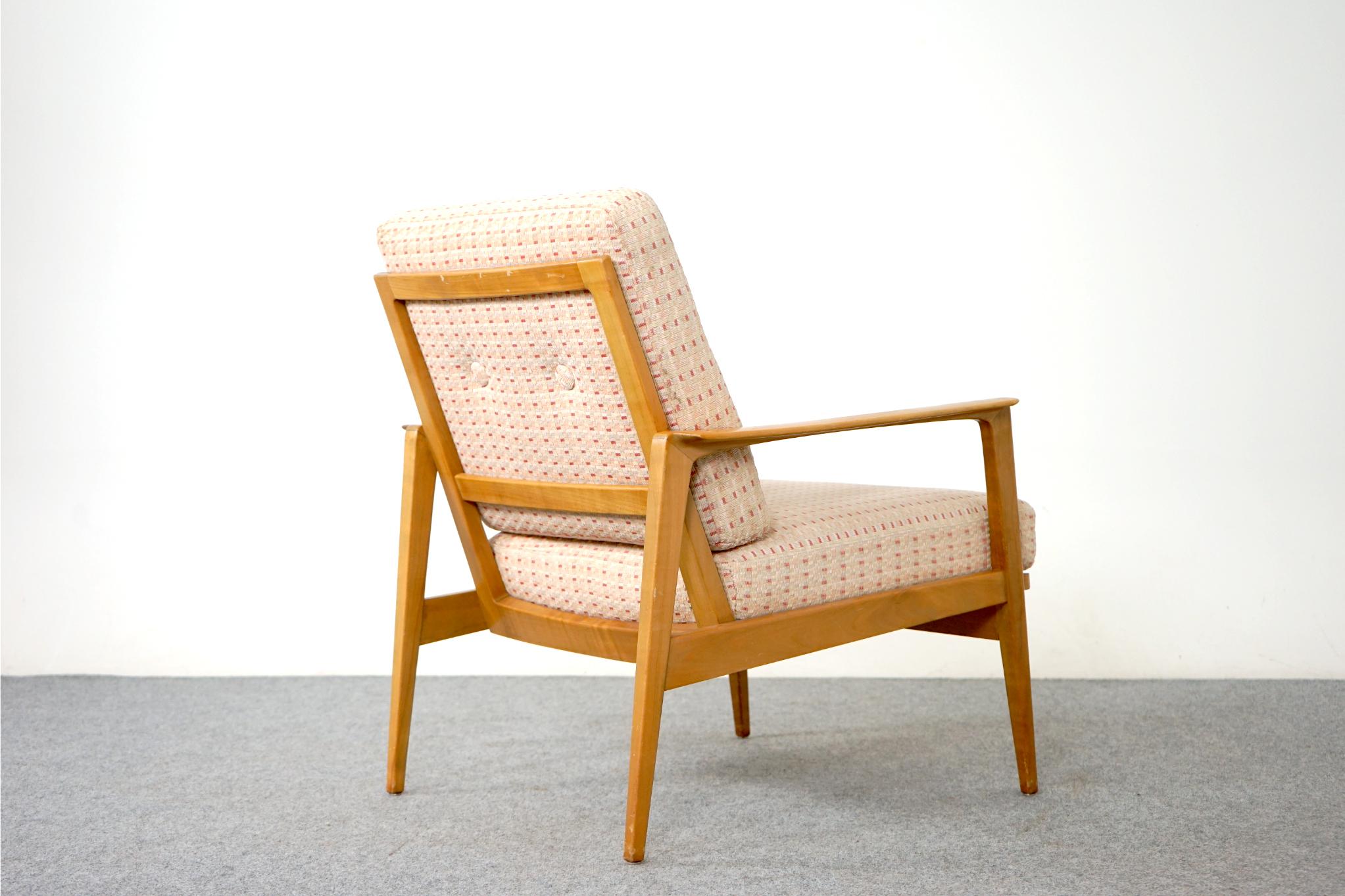 Danish Mid-Century Modern Ash Easy Chair 3