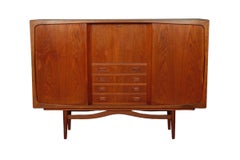 Danish Mid Century Modern Bar Buffet in Teak