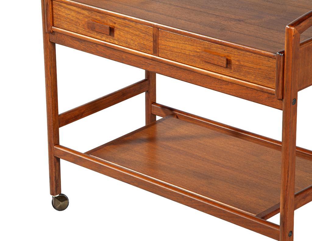 Danish Mid-Century Modern Bar Cart 1960’s by Arrebo Mobler in vendita 6