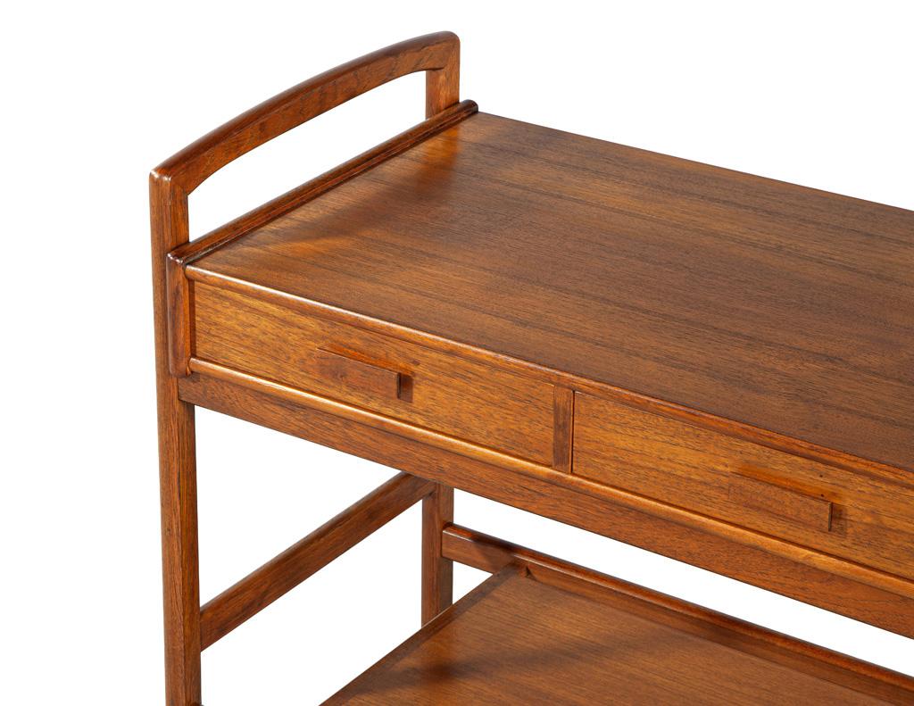 Palissandro Danish Mid-Century Modern Bar Cart 1960’s by Arrebo Mobler in vendita