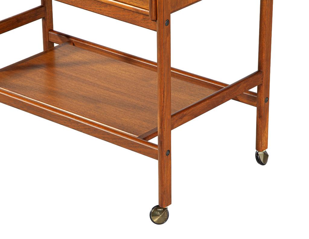 Danish Mid-Century Modern Bar Cart 1960’s by Arrebo Mobler in vendita 2