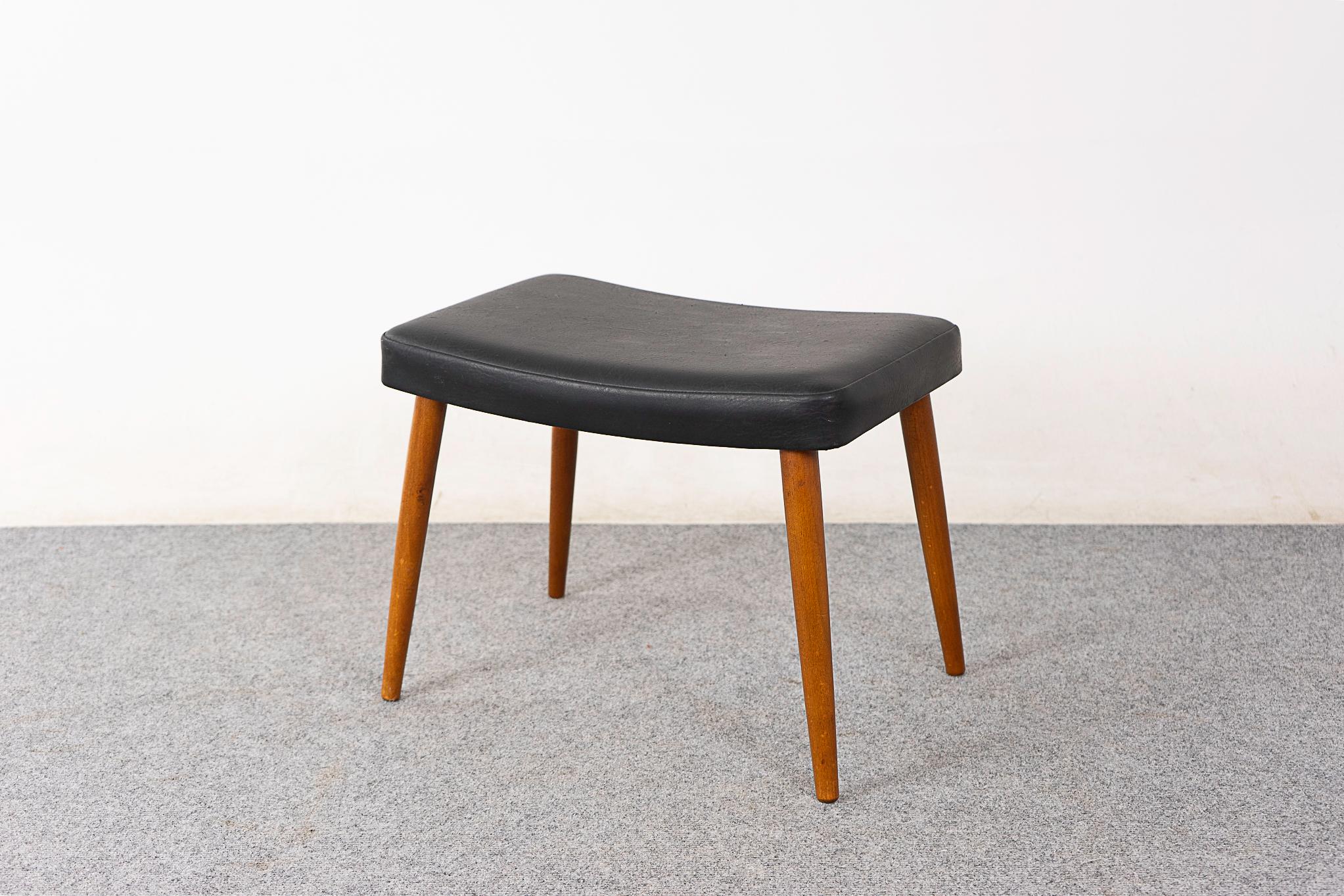 Danish Mid-Century Modern Beech Footstool For Sale 1