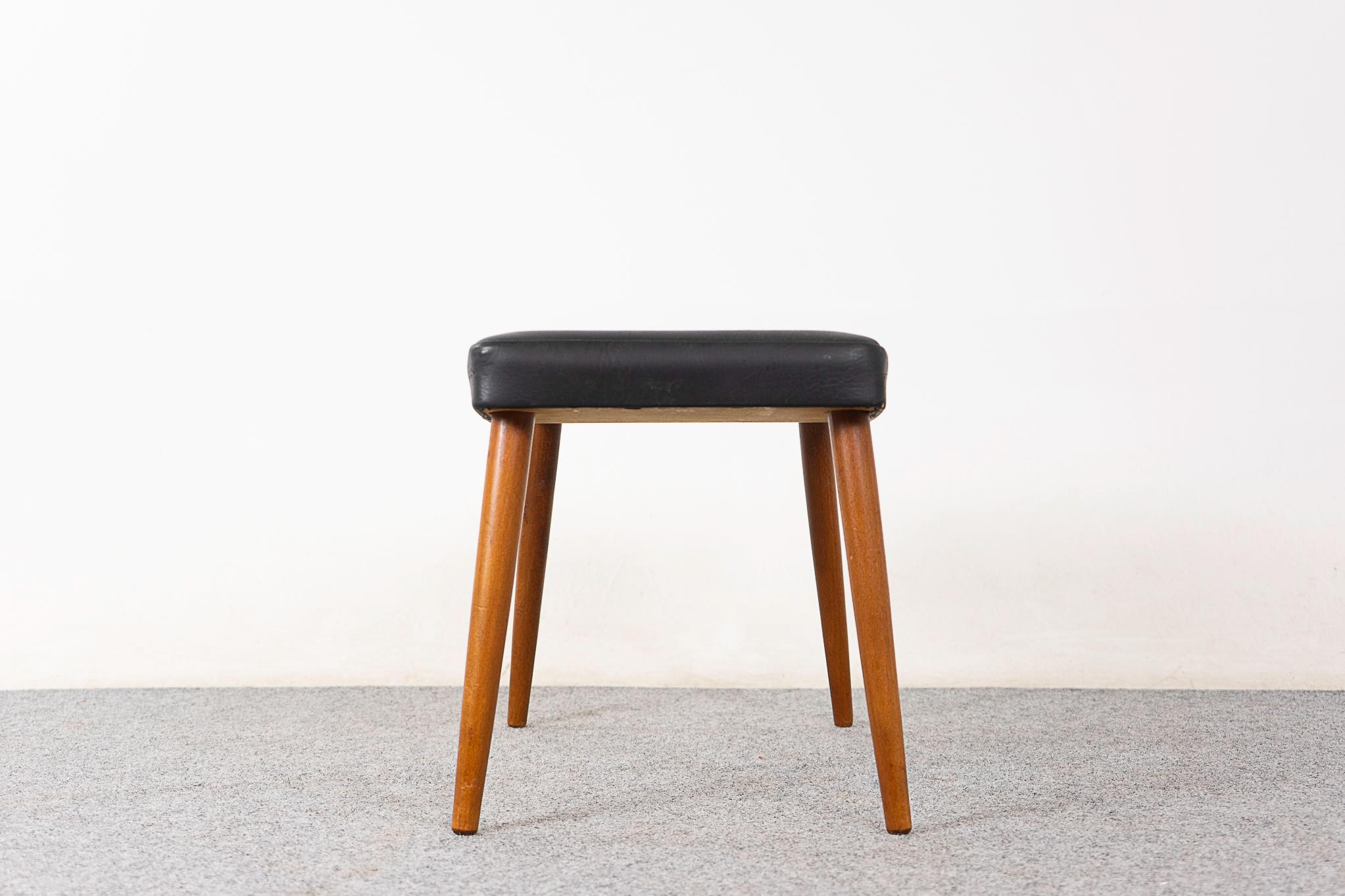 Danish Mid-Century Modern Beech Footstool For Sale 2