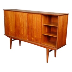 Danish Mid Century Modern Buffet With Bar
