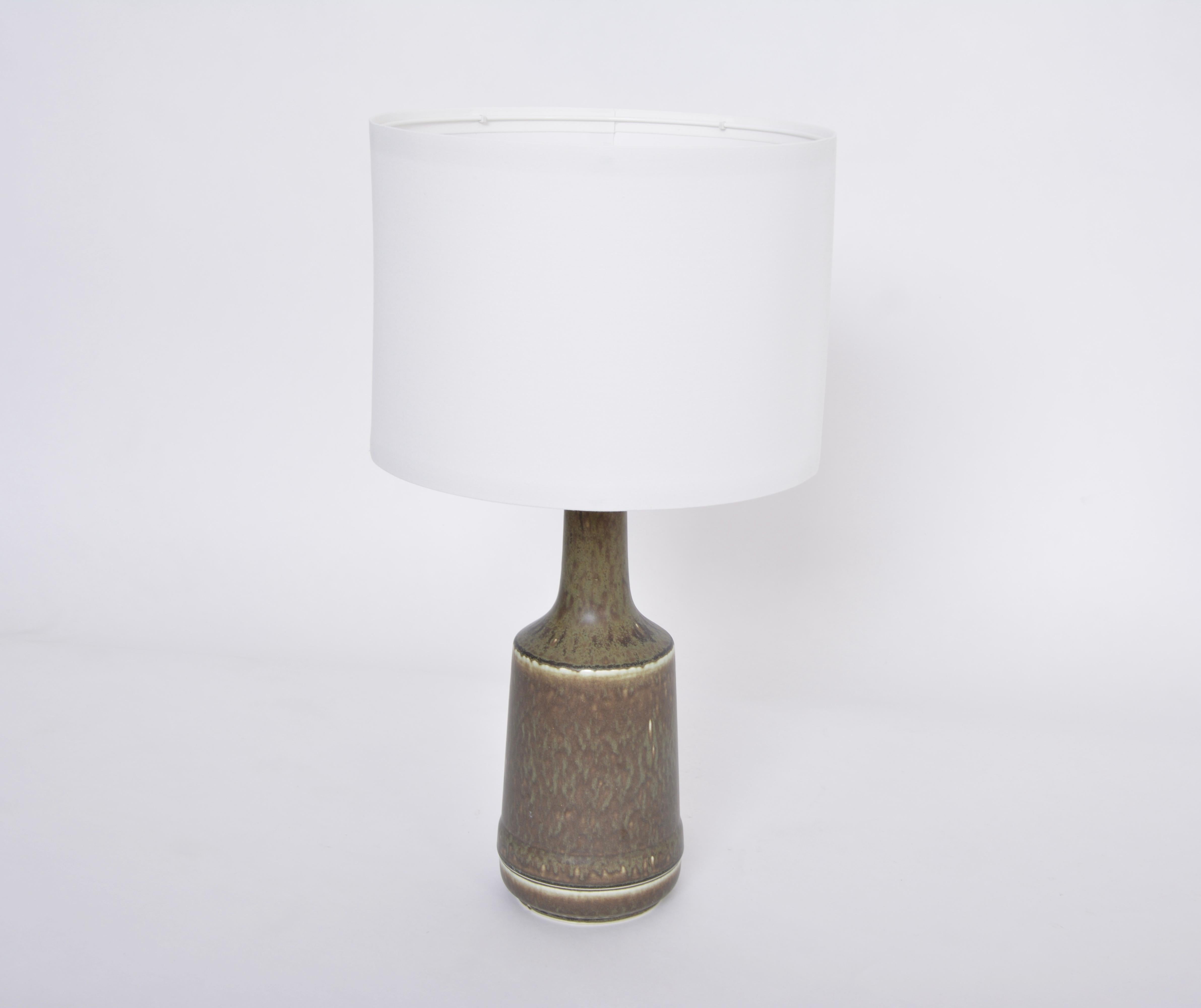 Danish Mid-Century Modern Ceramic Table Lamp by Desiree Stentoj In Good Condition For Sale In Berlin, DE