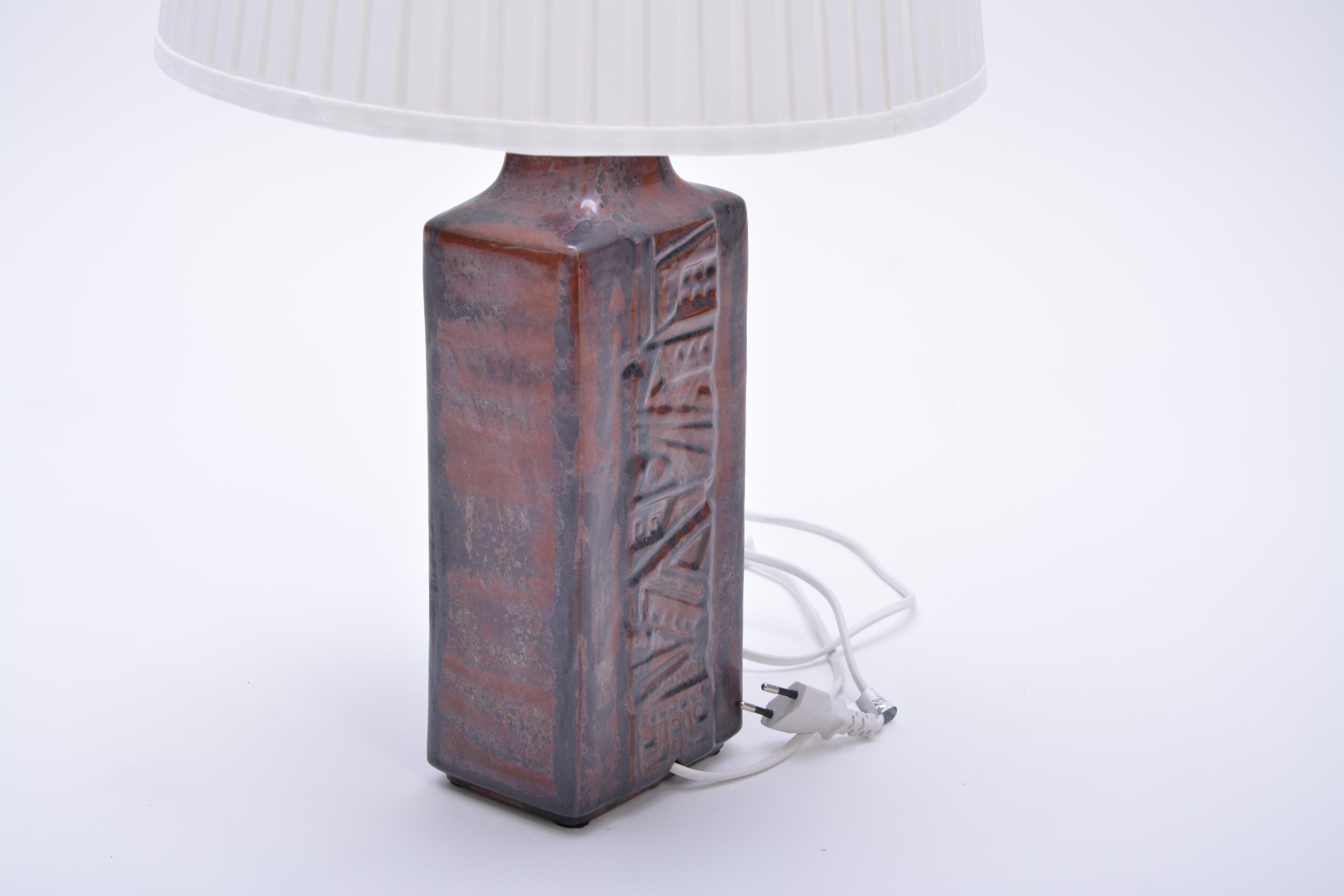20th Century Danish Mid-Century Modern Ceramic Table Lamp by Desiree Stentoj