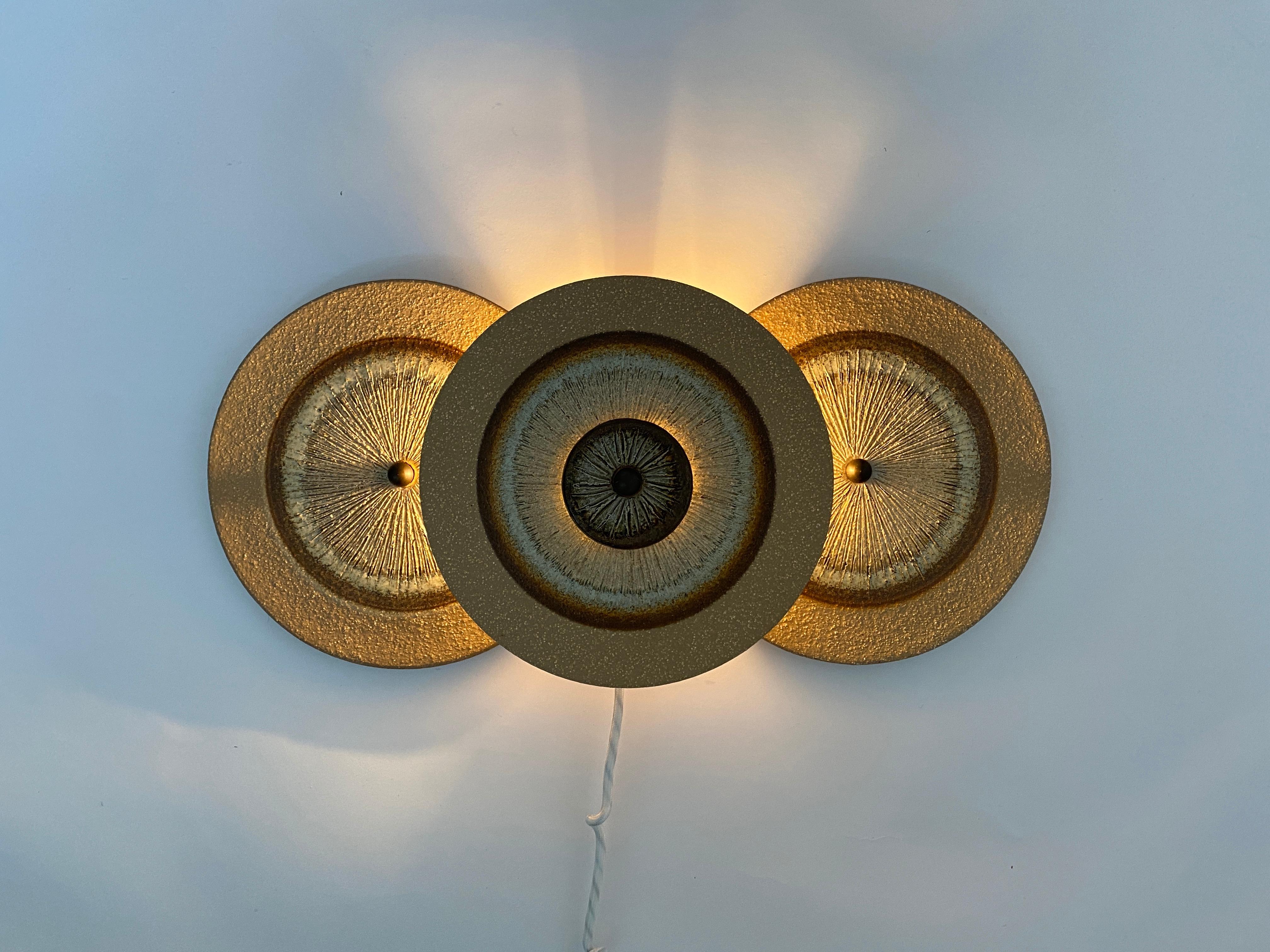 Danish Mid-Century Modern Ceramic Wall Light by Noomi Backhausen for Søholm For Sale 8