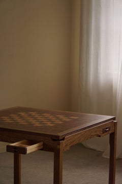 Danish Mid Century Modern, Chess Table in Wengé, Rolf Middelboe, Tranekær, 1960s