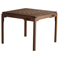 Danish Mid Century Modern, Chess Table in Wengé, Rolf Middelboe, Tranekær, 1960s