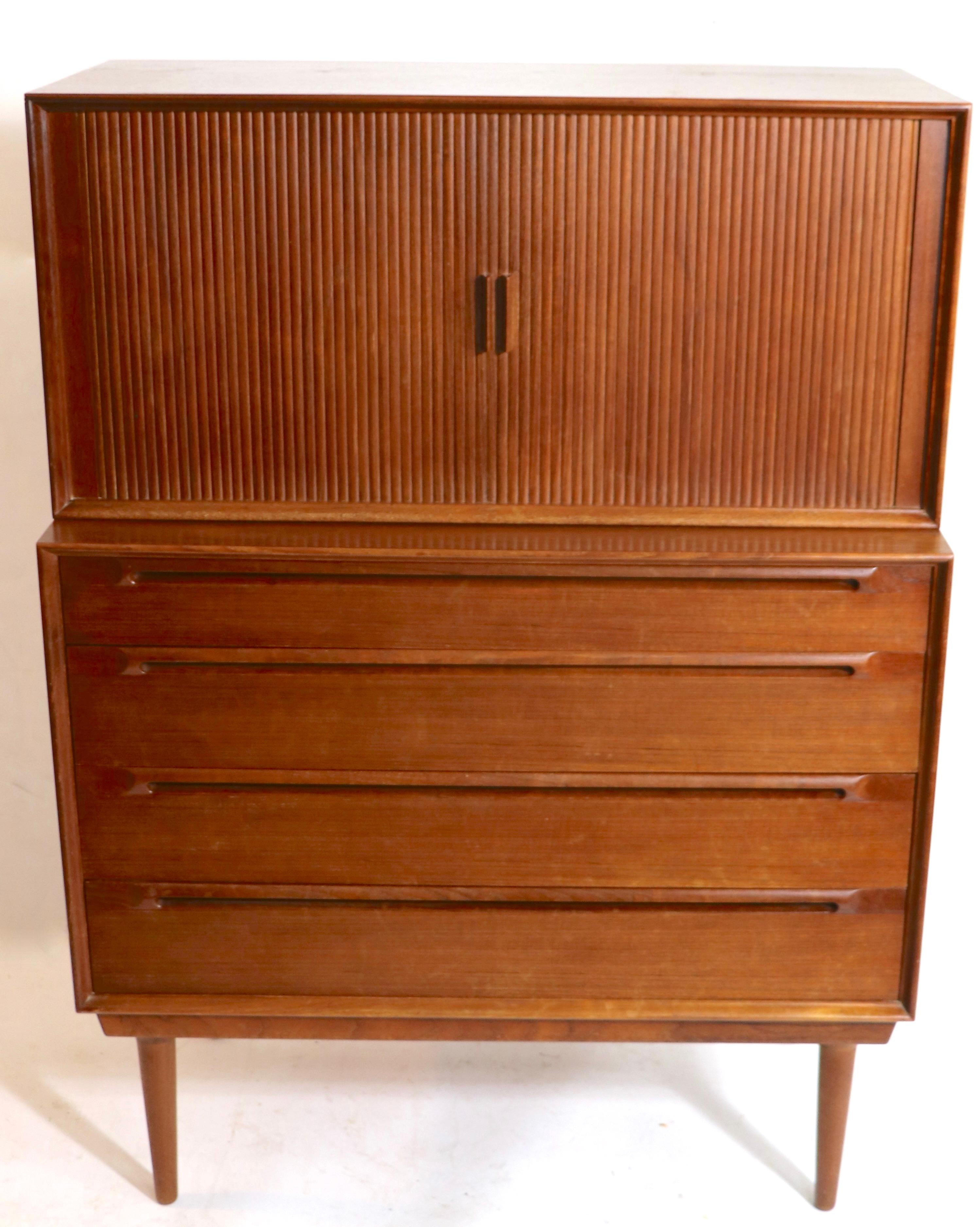 Danish Mid-Century Modern Chest on Chest by Sven Ellekaer For Sale 1