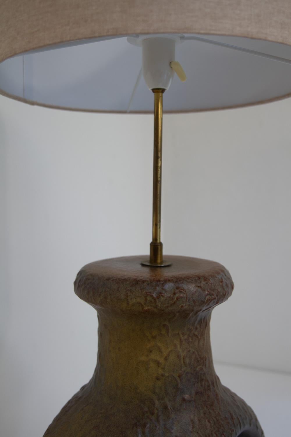 Lampadaire circulaire danois en grès datant du milieu du siècle dernier, années 1960. en vente 2