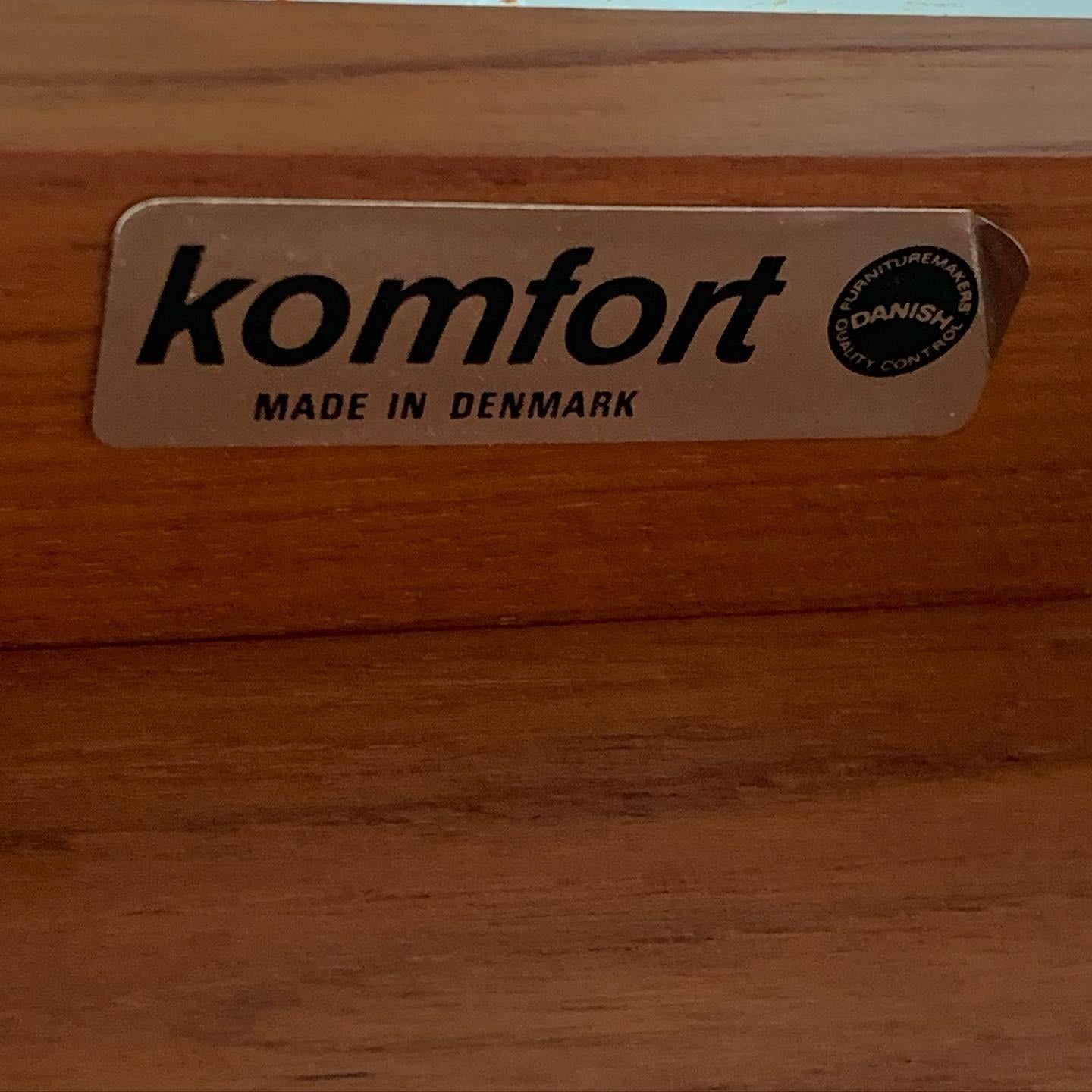 Danish Mid-Century Modern Cocktail / End Table by Komfort, 1960s 1