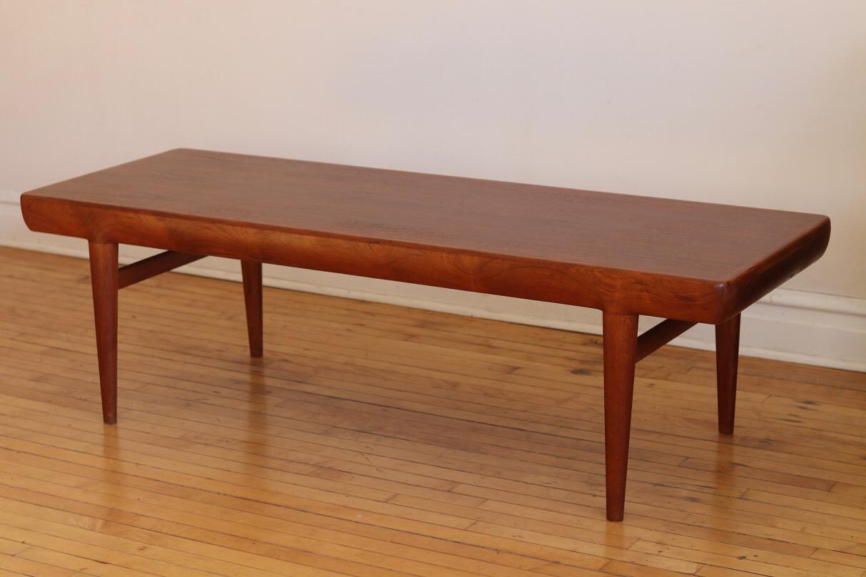 Danish Mid-Century Modern Coffee Table by J. Linde for CFC 7