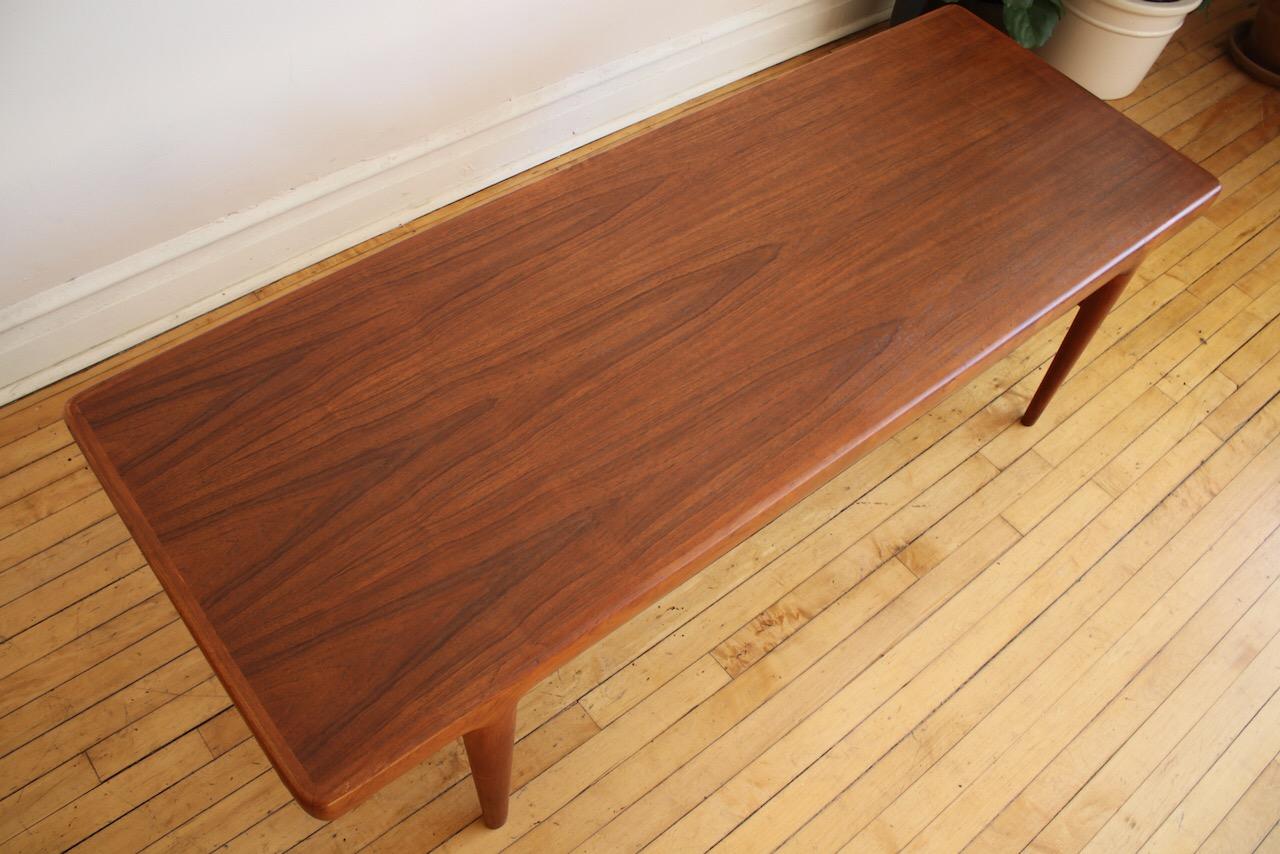 Danish Mid-Century Modern Coffee Table by J. Linde for CFC 8