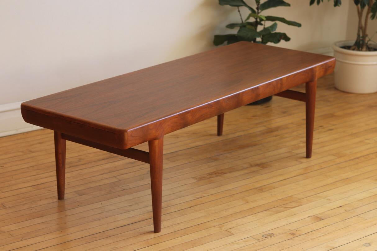 Danish Mid-Century Modern Coffee Table by J. Linde for CFC 10