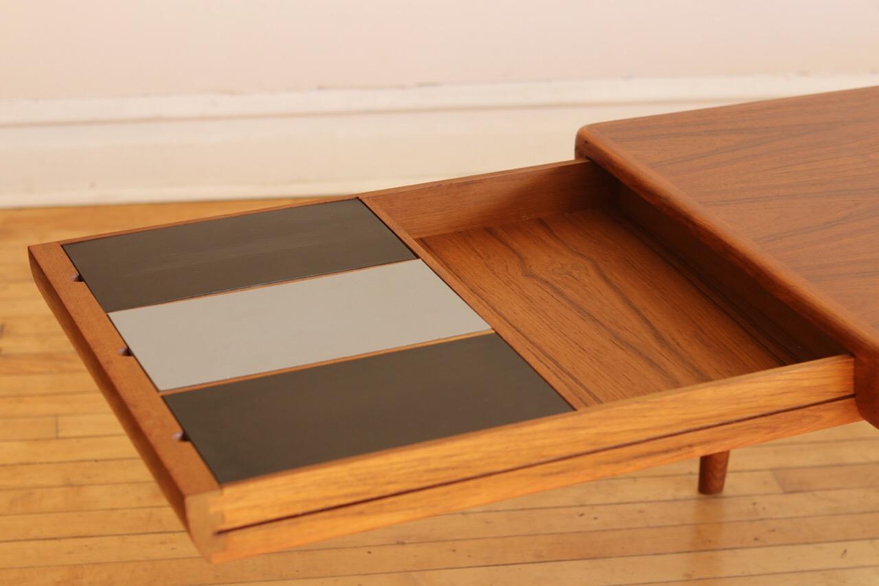 Danish Mid-Century Modern Coffee Table by J. Linde for CFC 2