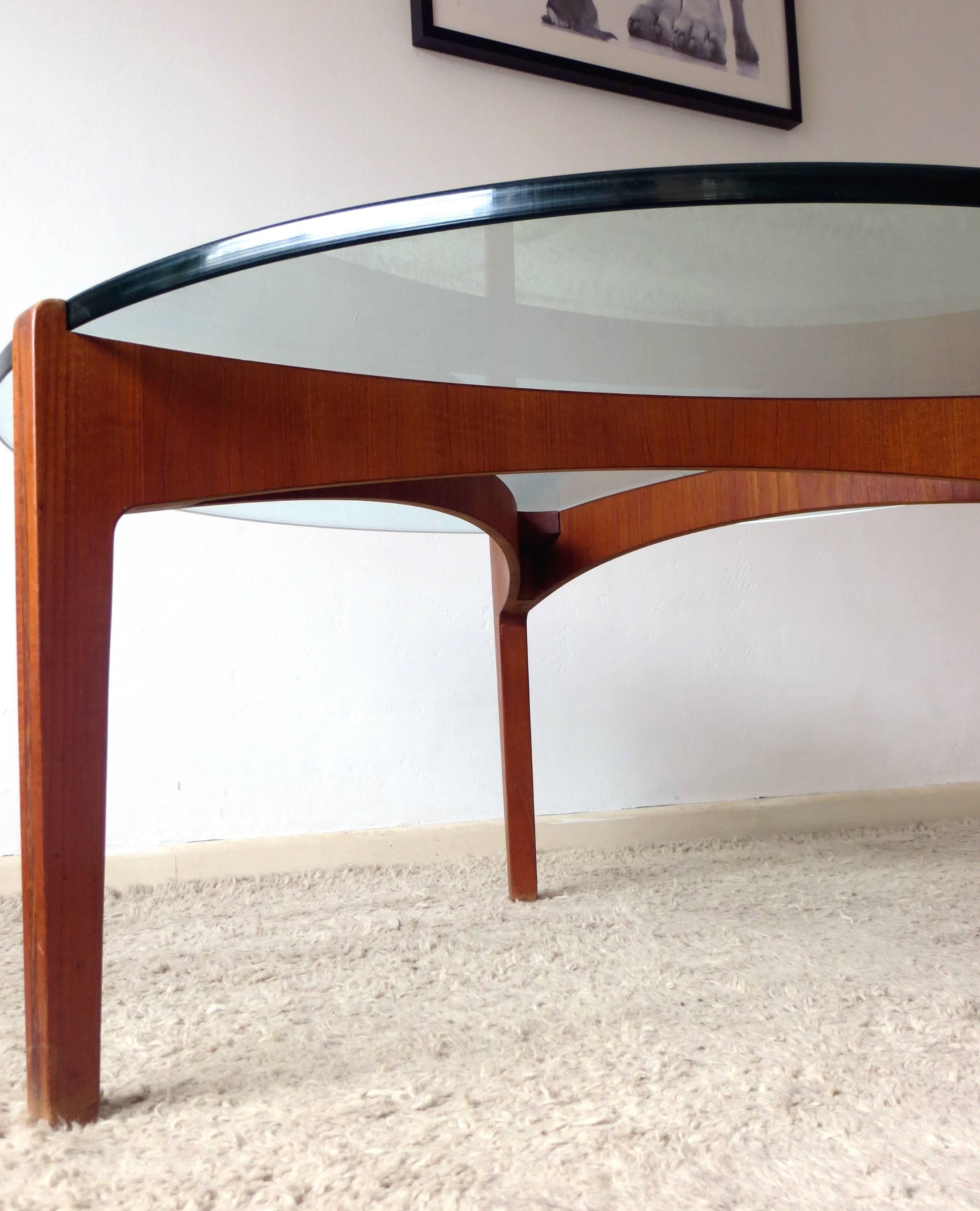 Danish Mid-Century Modern Coffee Table by Sven Ellekaer in Teak & Glass, 1960s 1