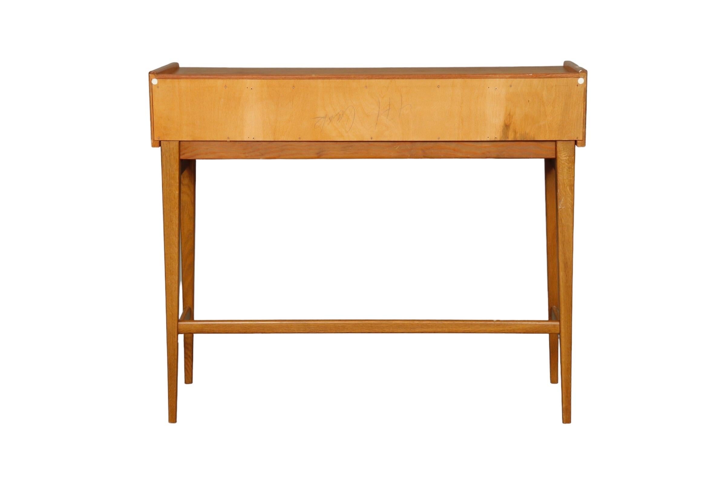 Danish Mid-Century Modern Console Table In Good Condition In Hudson, NY