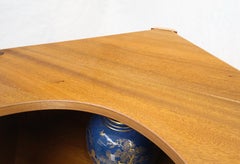 Danish Mid-Century Modern Corner Teak Bookcase Shelving Unit Etagere Mint!