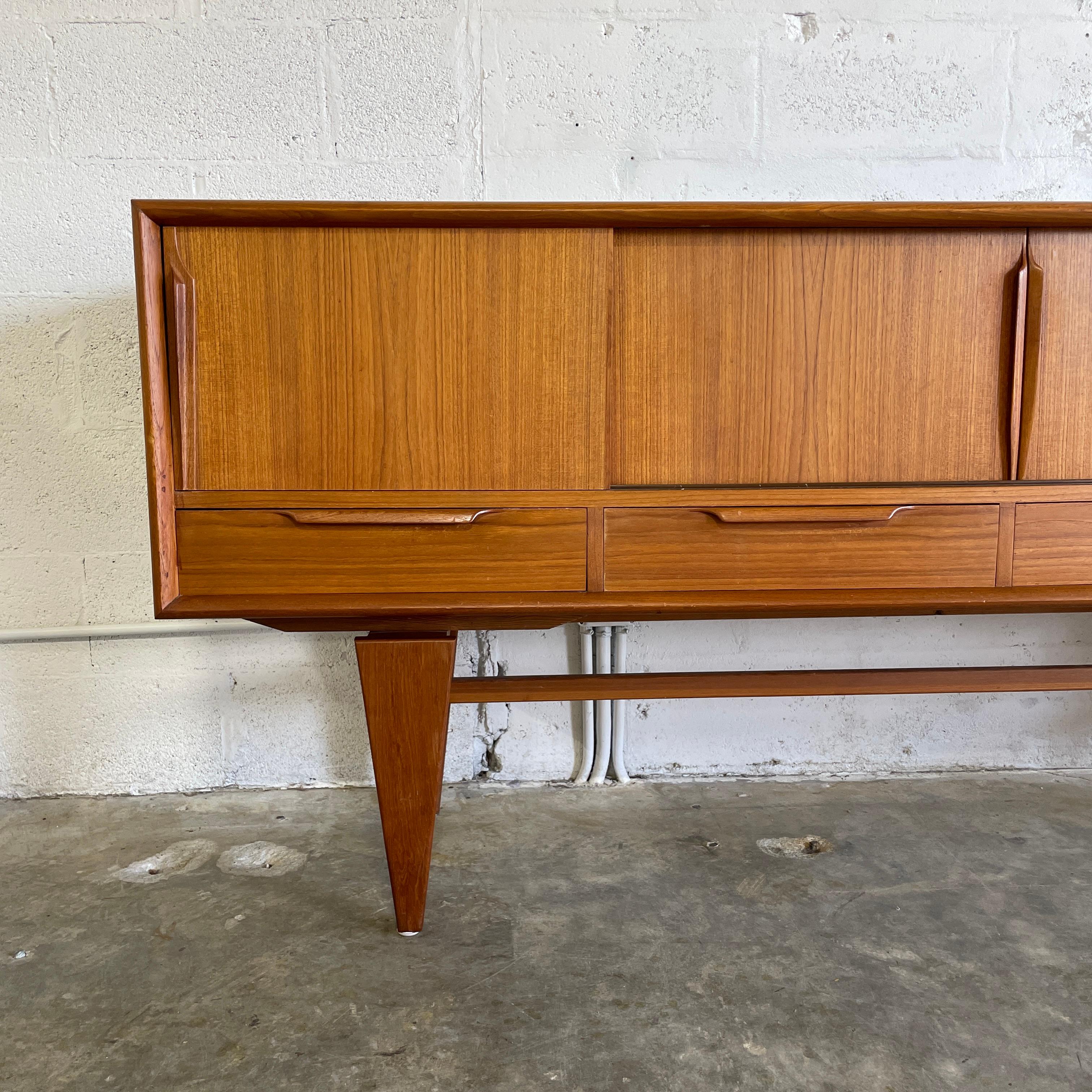 Danish Mid Century Modern Credenza or Console Illum Wikkelso 2