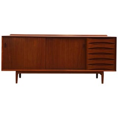 Danish Mid-Century Modern Design Teak Sideboard OS29 by Arne Vodder for Sibast