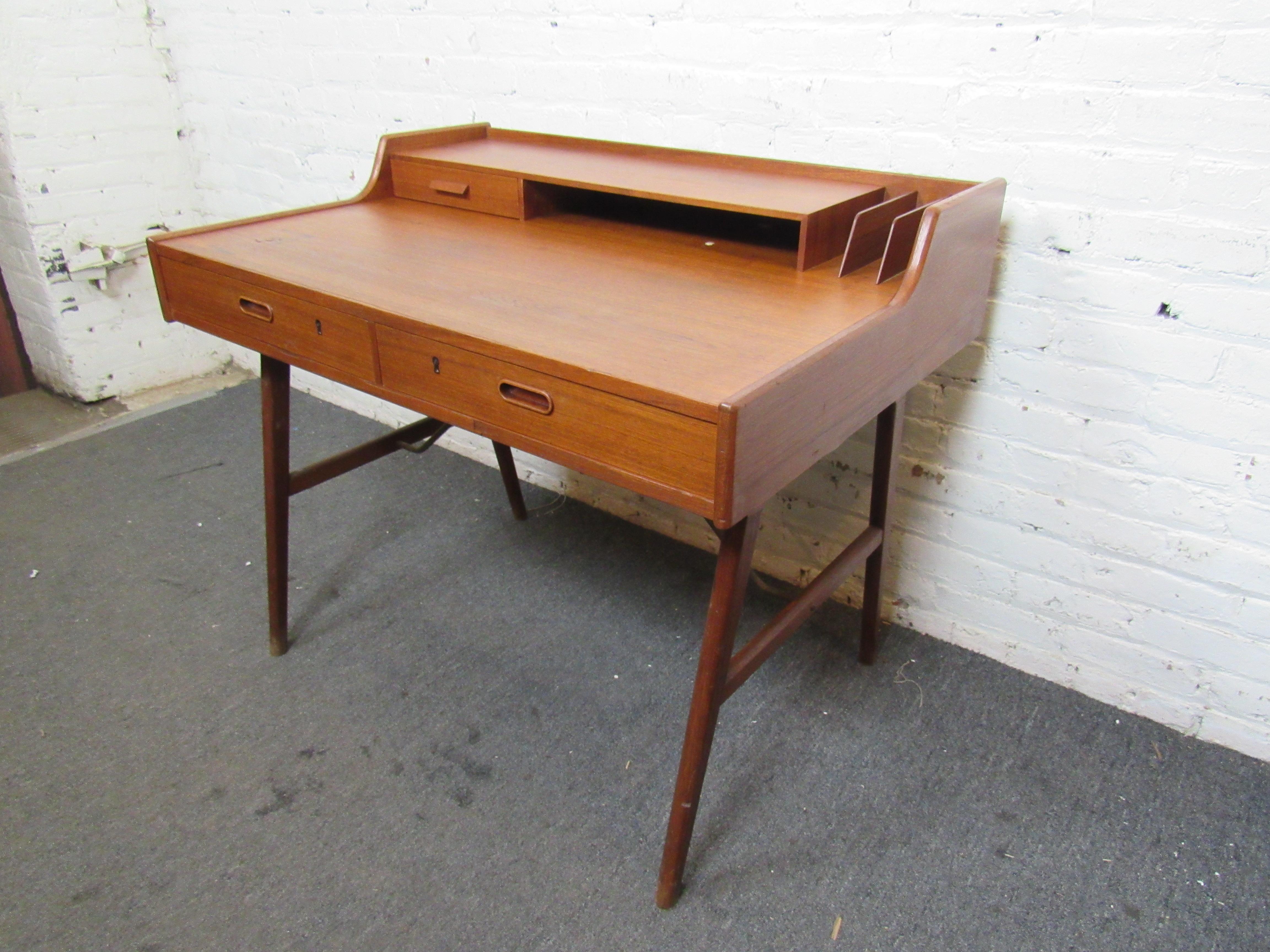 vintage danish modern desk