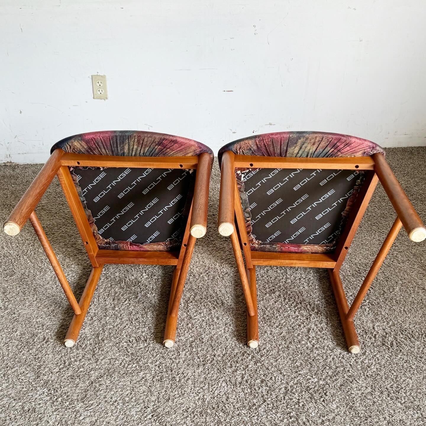 Danish Mid Century Modern Dining Chairs by Boltinge - Set of 4 For Sale 4