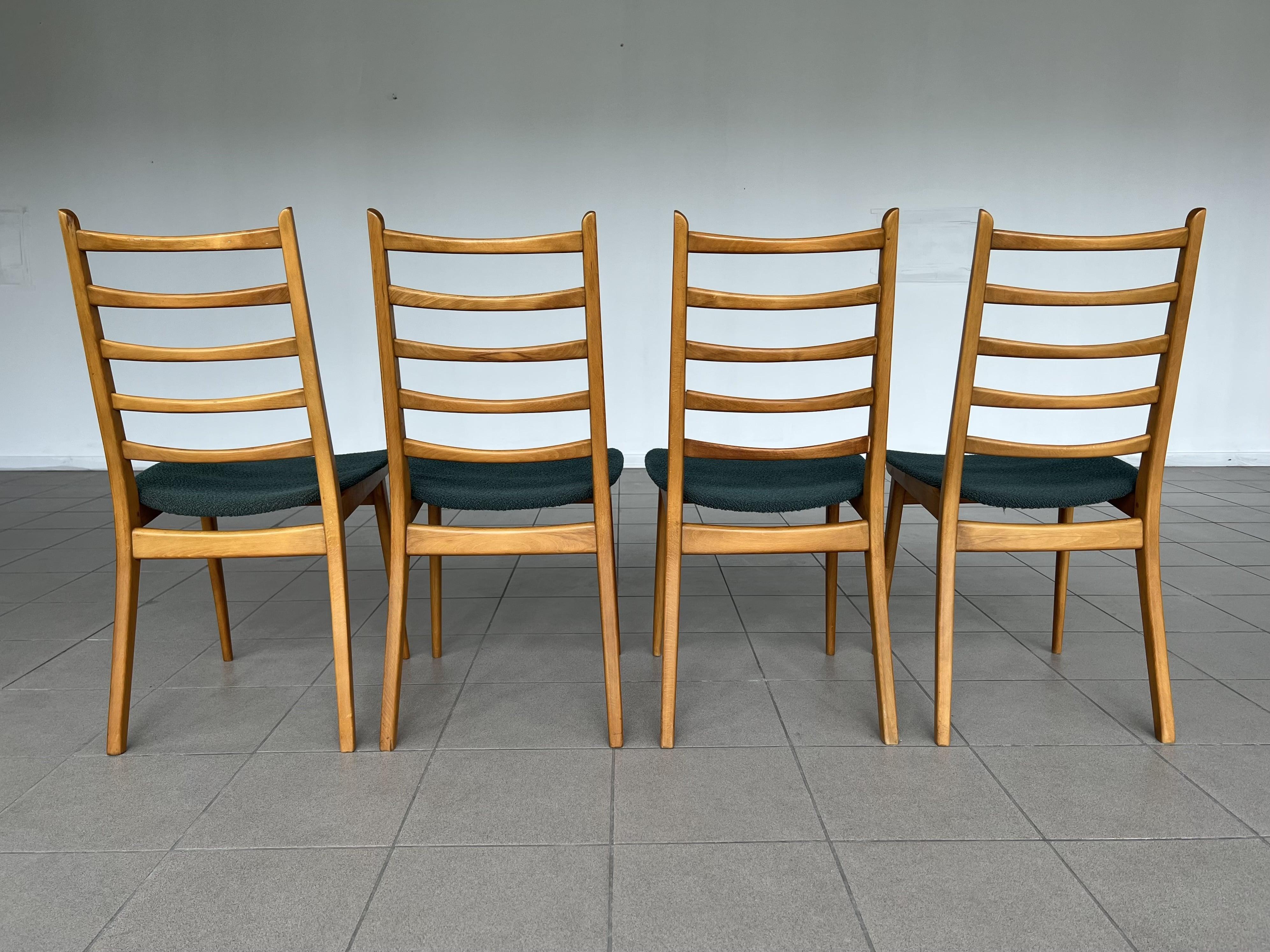 Danish Mid Century Modern Dining Chairs Styled After Kai Kristiansen - Set of 4 7