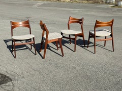 Danish Mid-Century Modern Dinning Chairs by Erik Buch