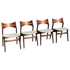 Vintage Danish Mid-Century Modern Dinning Chairs by Erik Buch