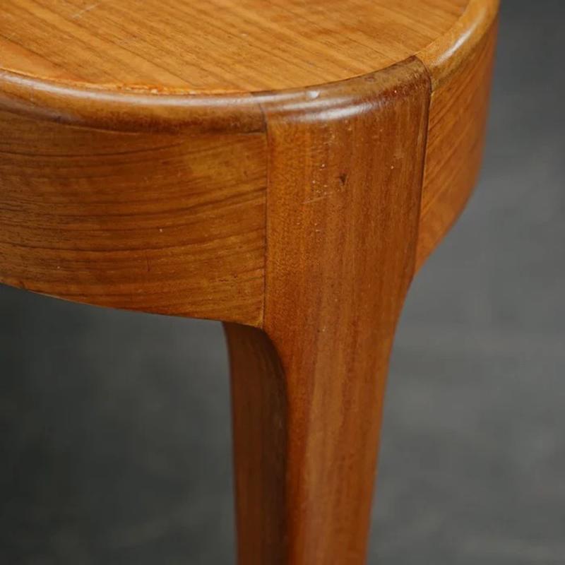 Danish Mid-Century Modern Elliptical Coffee Table 2