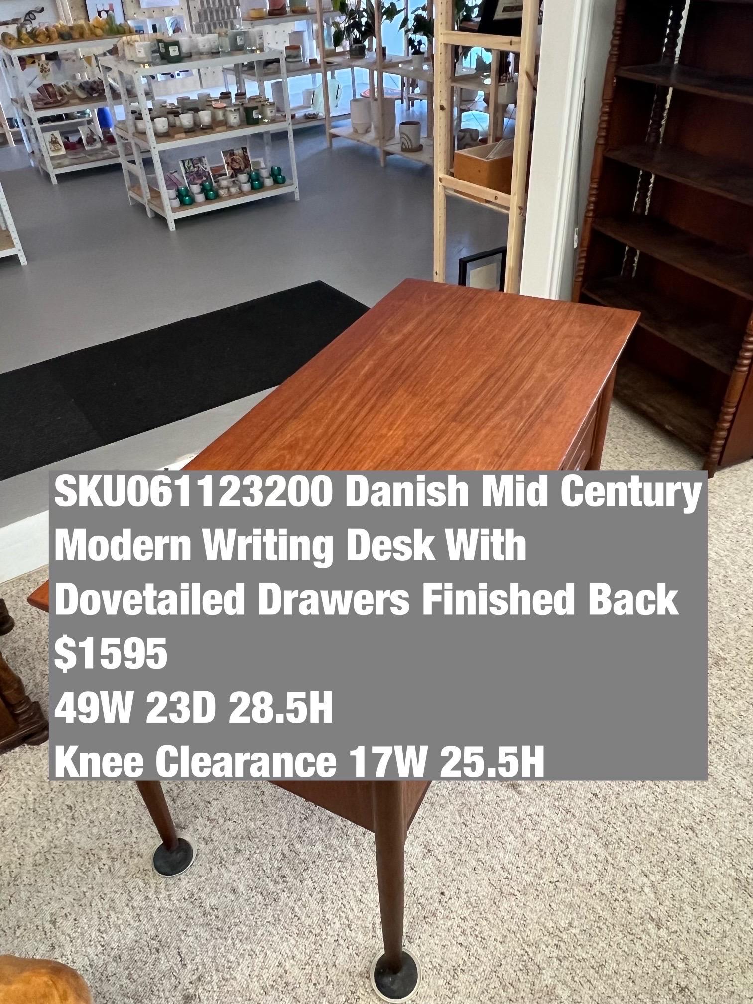 Late 20th Century Danish Mid-Century Modern End Table with Magazine Rack For Sale