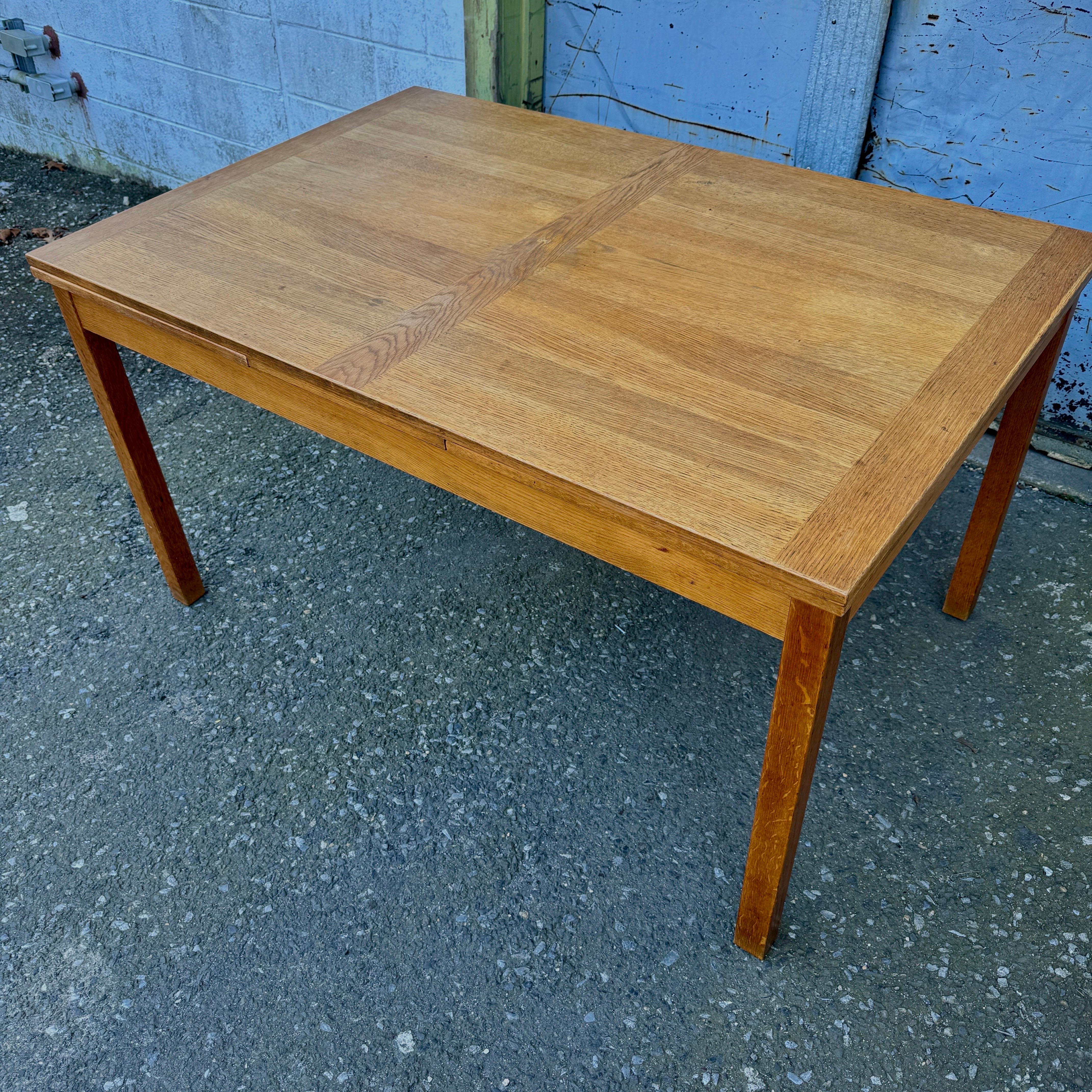 Danish Mid-Century Modern Expandable Dining Table For Sale 2