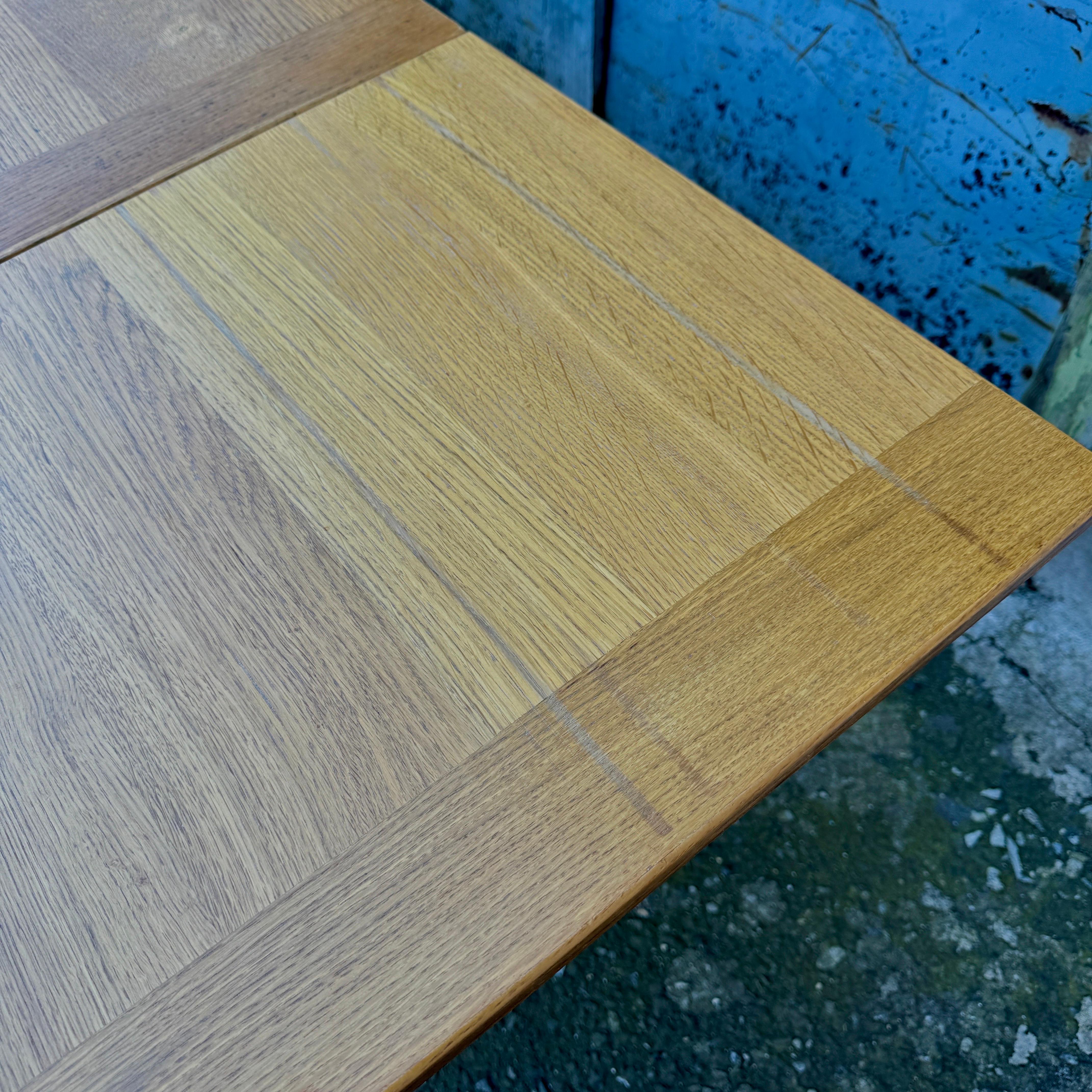 Danish Mid-Century Modern Expandable Dining Table For Sale 3