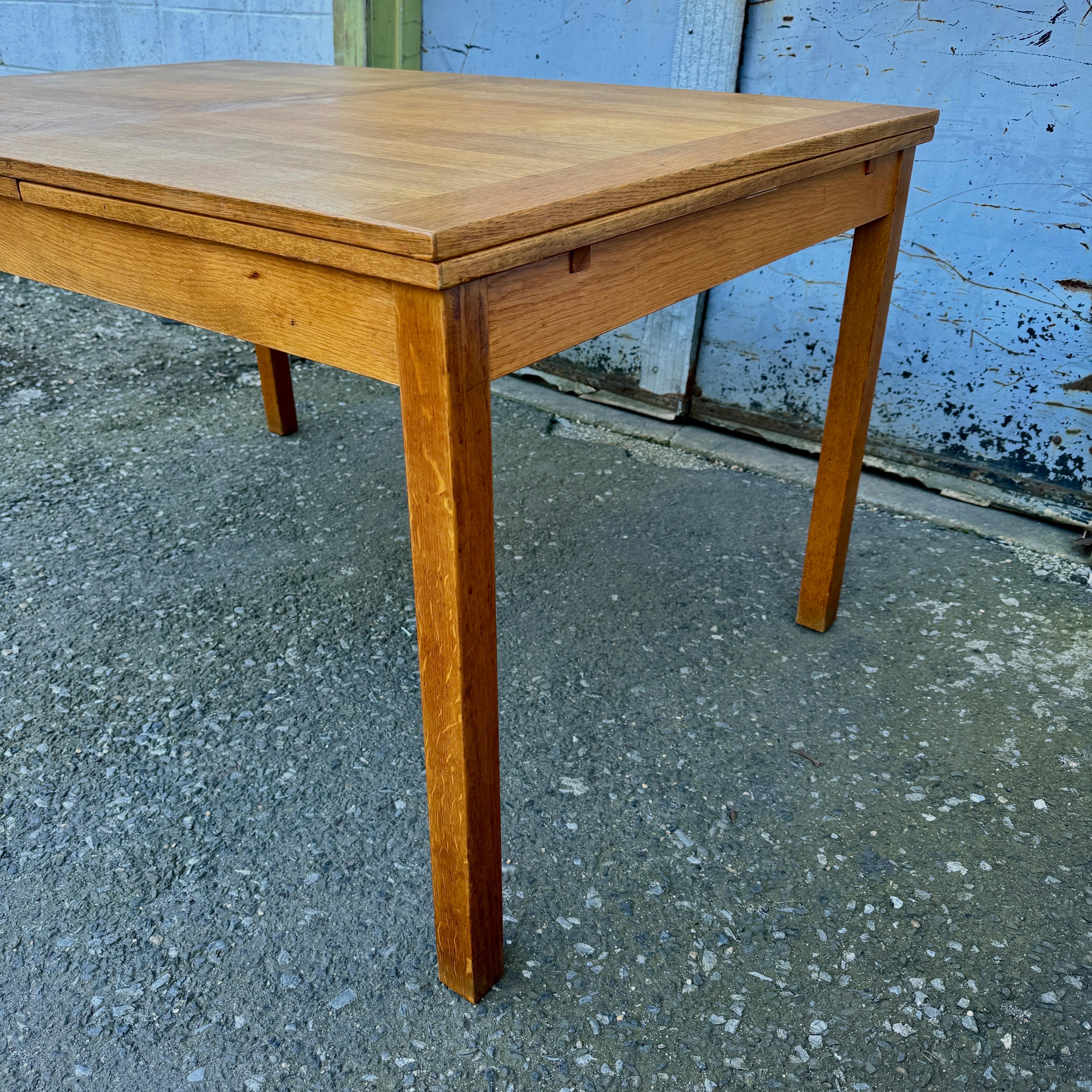 Danish Mid-Century Modern Expandable Dining Table For Sale 6