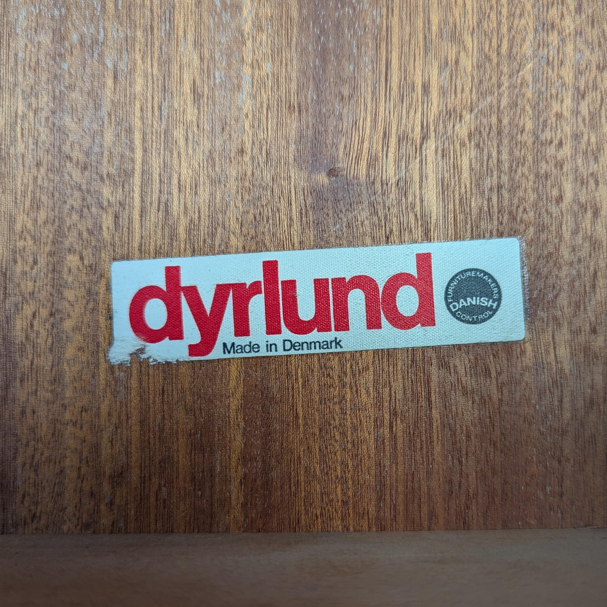 Dänischer ausziehbarer Esstisch aus Teakholz von Dyrlund, Mid-Century Modern, ca. 1960er Jahre 15