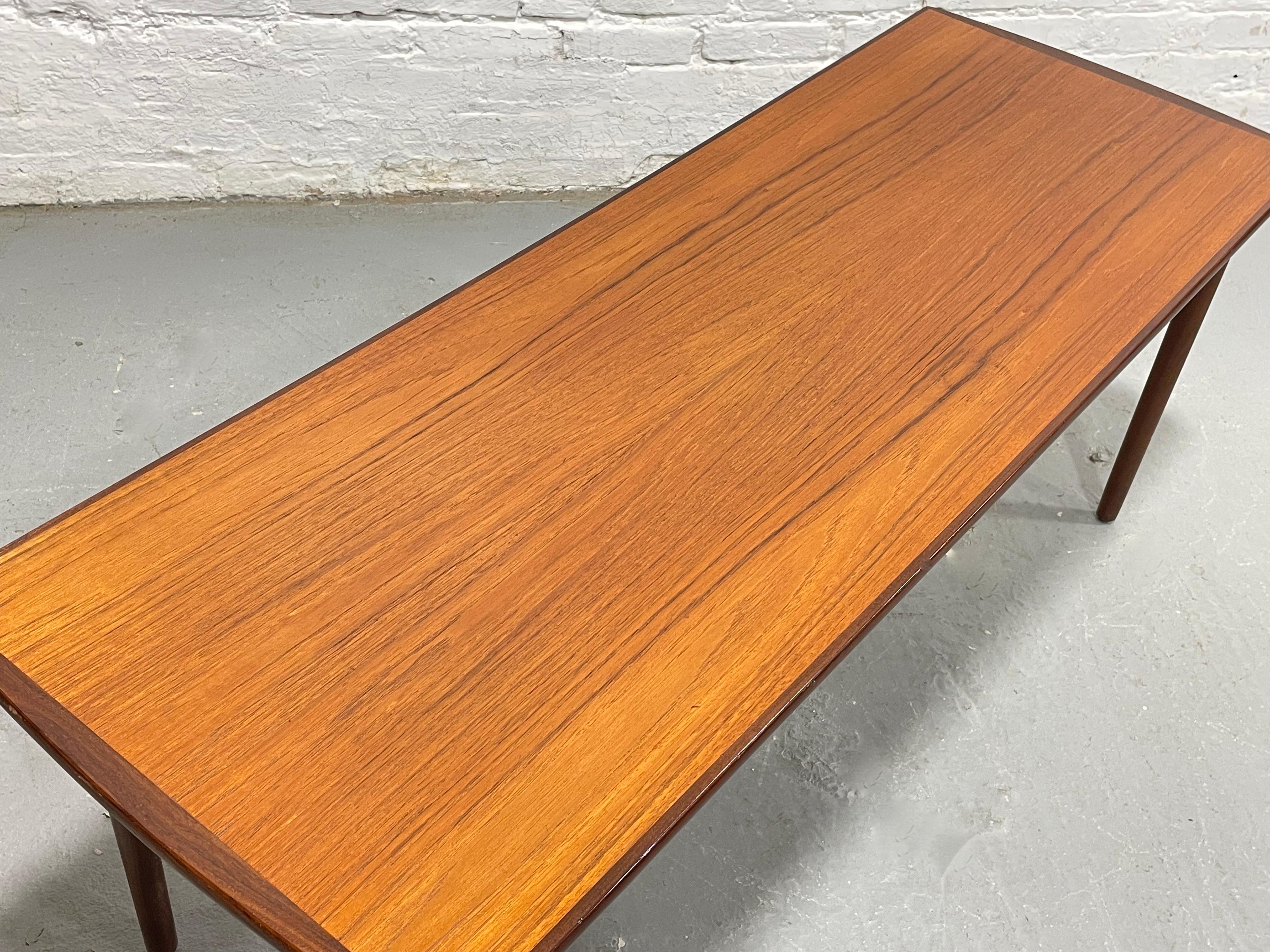 Danish Mid Century MODERN Expanding Teak COFFEE TABLE by Bramin, c. 1960s For Sale 9