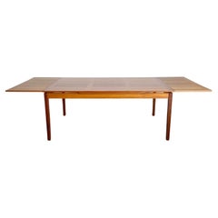 Danish Mid Century Modern Extendable Dining Table by Ansager Mobler
