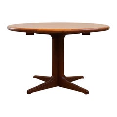 Danish Mid-Century Modern Extendable Teak Dining Table, 1960s