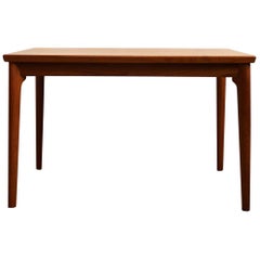 Danish Mid-Century Modern Extendable Teak Dining Table by Grete Jalk, 1950s